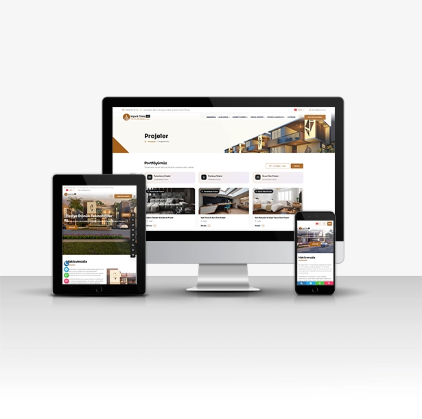 İnşaat Sitesi V11 (TÜM SEKTÖRLERE UYGUNDUR - Yeni Dil Sistemli)