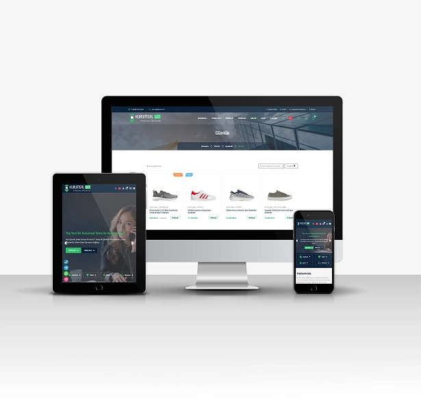 Kurumsal Firma V22 (GELİŞMİŞ E-TİCARET MODÜLLÜ - Tüm Sektörlere Uygundur)